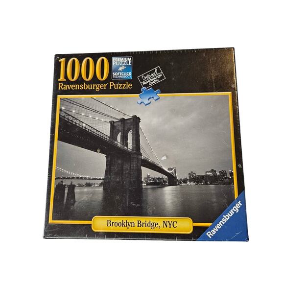 Ravensburger Puzzle Brooklyn Bridge, NYC 1000 Pieces New Sealed in Box - Picture 1 of 6